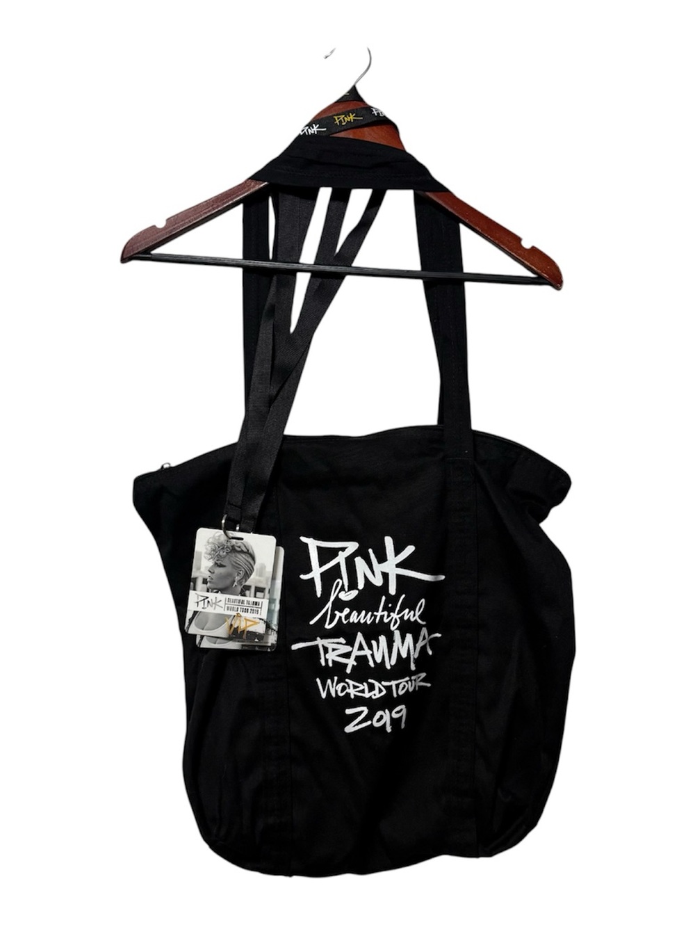 P!NK PINK Alecia Moore Tote Bag Beautiful Trauma Tour 2019 Official VIP Passes